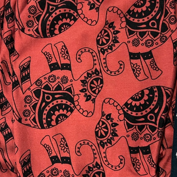 Three pairs LuLaRoe TC leggings elephants, fish, birds - Picture 3 of 4